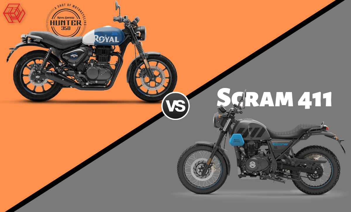 Royal Enfield Hunter 350 vs Royal Enfield Scram 411