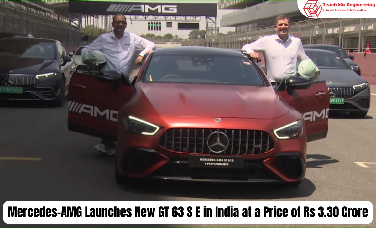 Mercedes-AMG Launches New GT 63 S E in India at a Price of Rs 3.30 Crore